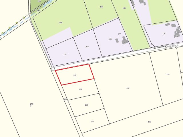 Lageskizze - Verpachtete Landwirtschaftsfläche gegenüber von Wohnhäusern *Natur pur - vor den Toren Berlins*