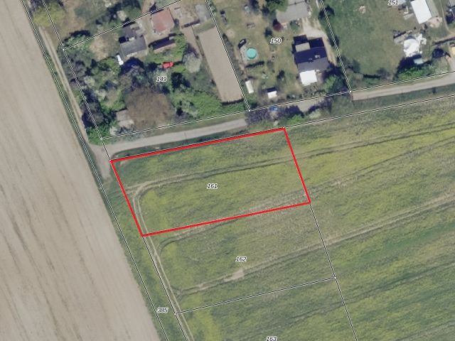 Lageskizze mit Luftbildunterlegung - Verpachtete Landwirtschaftsfläche gegenüber von Wohnhäusern *Natur pur - vor den Toren Berlins*