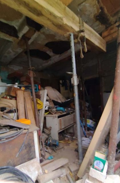 Innenansicht - aktueller Zustand (Aufnahme 07.10.25) - Ruinöse ehemalige Hofstelle **vertragsfrei**