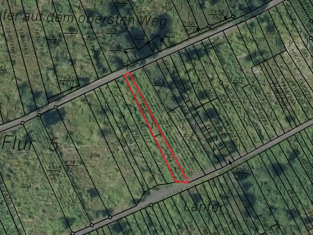 Lageskizze - Brachliegende Weinanbaufläche im Weinort Wolf in einer Moselschleife