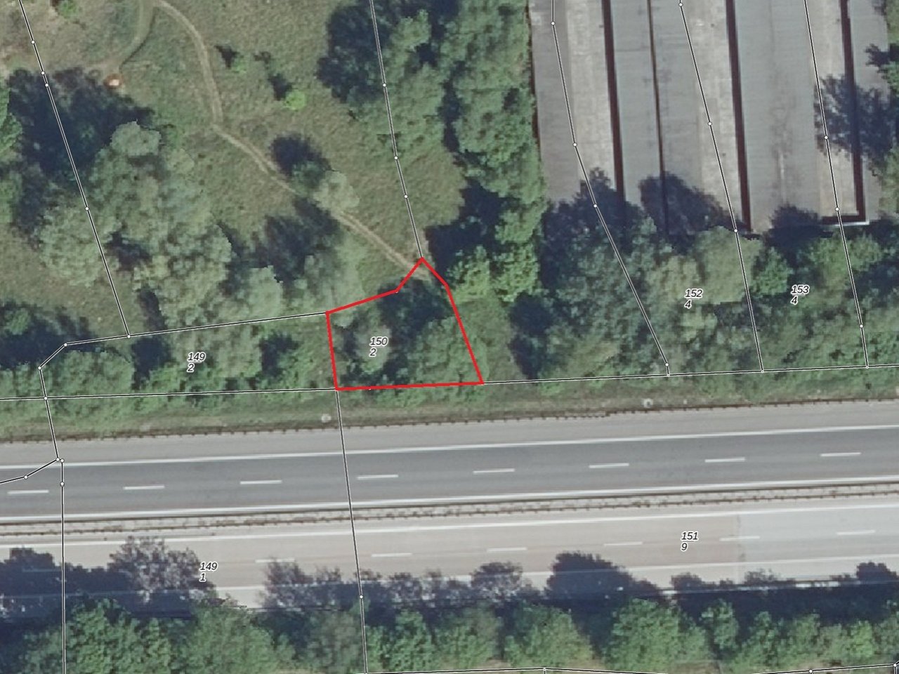 Vertragsfreie Waldfläche nördlich der BAB 12 und westlich der ´Oder´