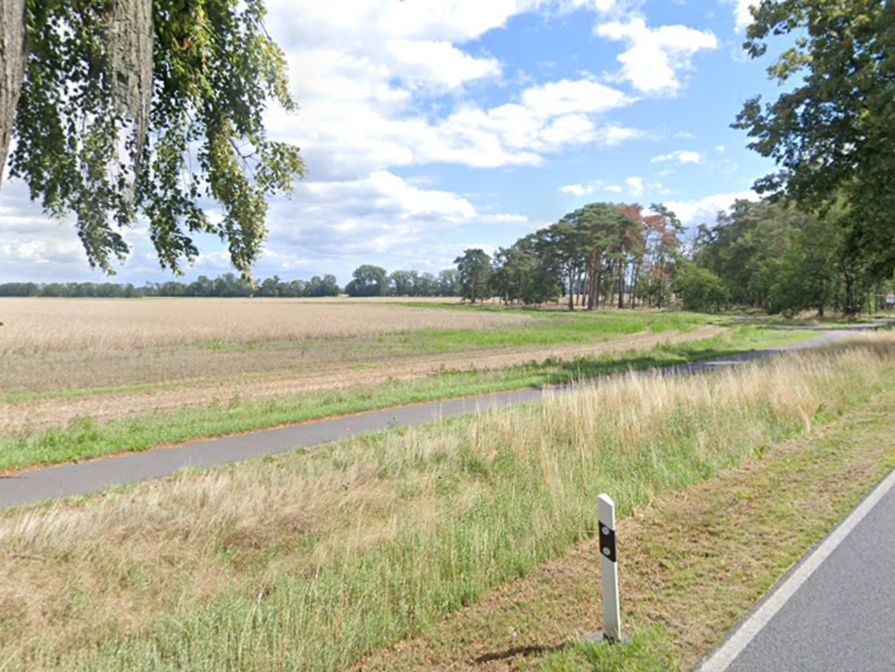 Bis zum 30.09.2026 verpachteter Grundstücksstreifen (Landwirtschaftsfläche) **etwa 5 km nördlich vom Schloss Görne entfernt**