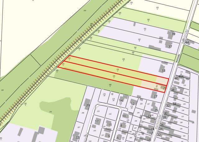 Lageskizze - Vermietetes Einfamilienhaus in Zahna an der Elster