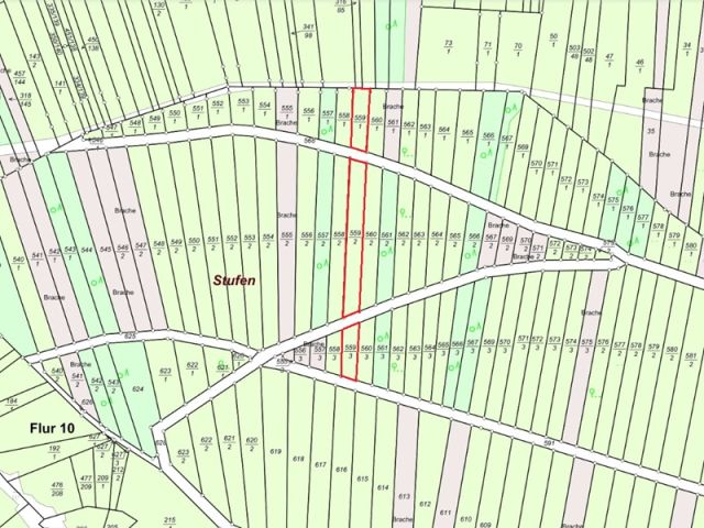Lageskizze - Weinberg in Eigenbewirtschaftung mit der Rebsorte ´Dornfelder´ im Bereich ´Kloster Stuben´ *sofortige Nutzung möglich*