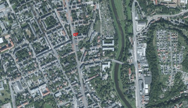 Umgebungsskizze - Bezugsfreie Gewerbeeinheit nahe dem Stadtzentrum von Zwickau