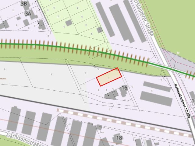 Lageskizze - Grundstück in Halle/Saale - teilweise als Hausgarten genutzt und teilweise Brach- und Wegfläche