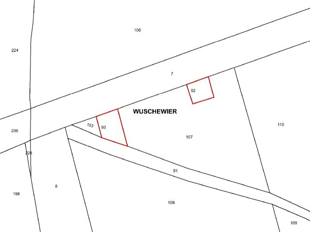 Lageskizze - Straßenbegleitende Böschungsflächen im Landkreis Märkisch-Oderland