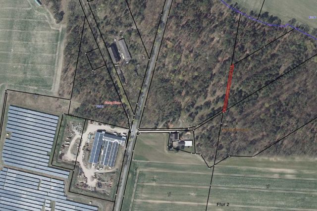 Lageskizze Flurstück 160/88 - Zwei bis 30.09.2029 verpachtete Splitterflächen in der Altmark