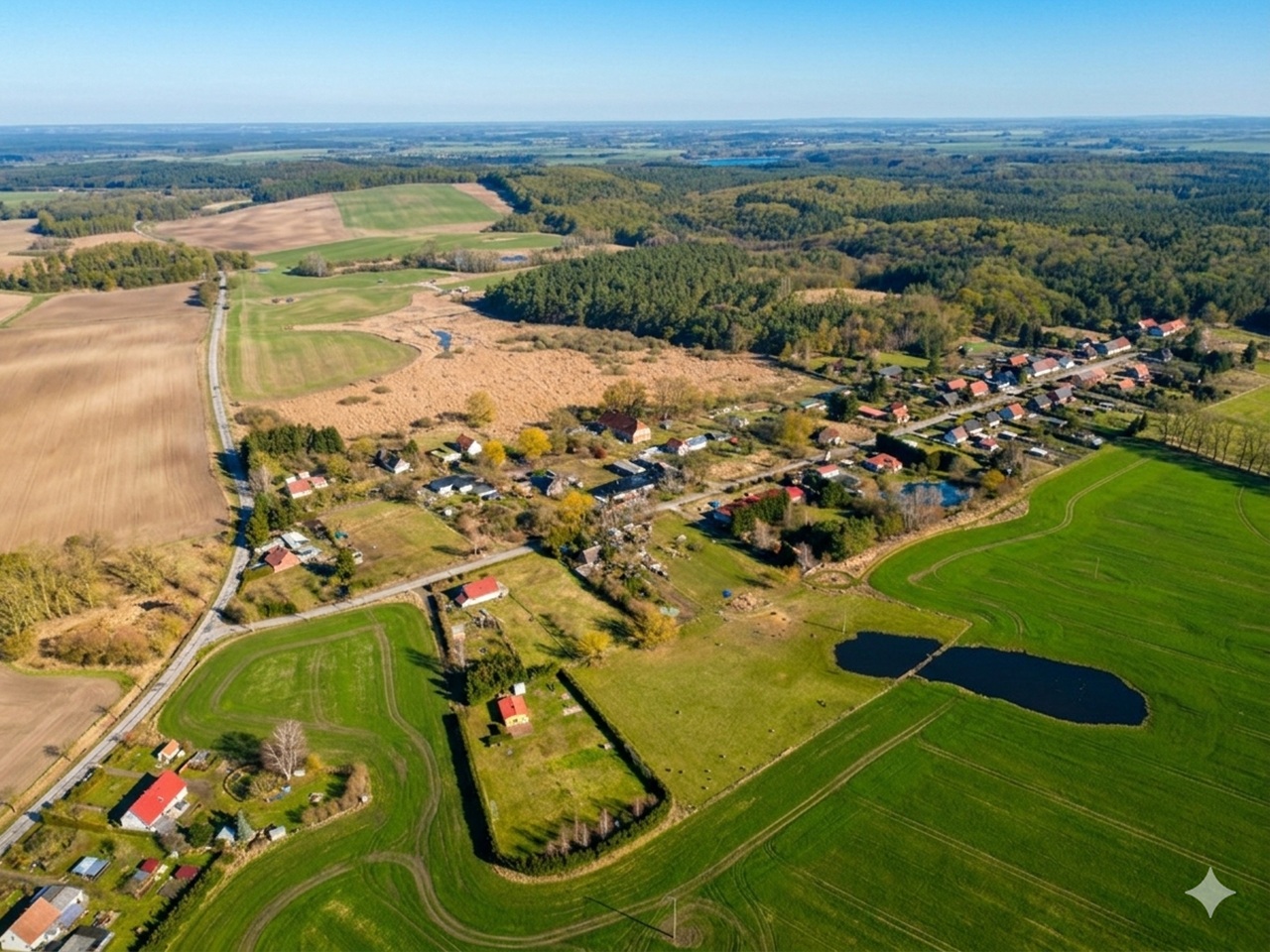 Grundstück neben Wohnhäusern in idyllischer Lage / Innenbereich gemäß § 34 BauGB *Top Verkehrsanbindung nach Rostock*