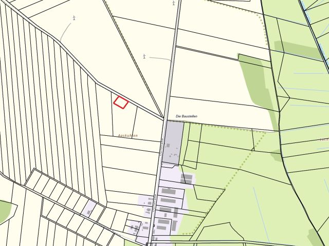 Lageskizze mit Umgebung - Vertragslos genutzte Landwirtschaftsfläche westlich der A24 *im Landkreis Ostprignitz-Ruppin*