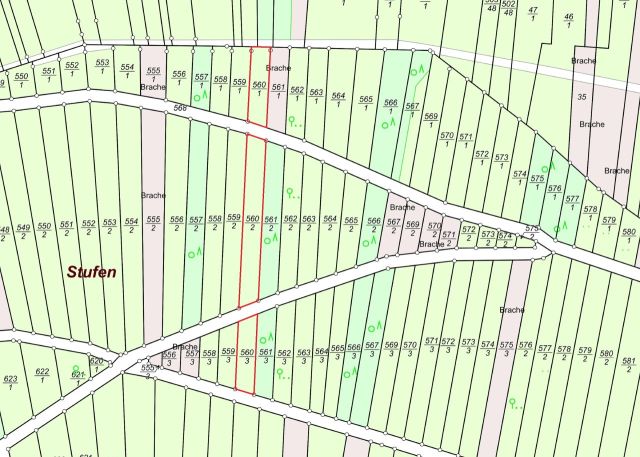 Lageskizze - Weinberg mit der Rebsorte ´Dornfelder´ im Bereich ´Kloster Stuben´ *direkt vom Weinbauern*