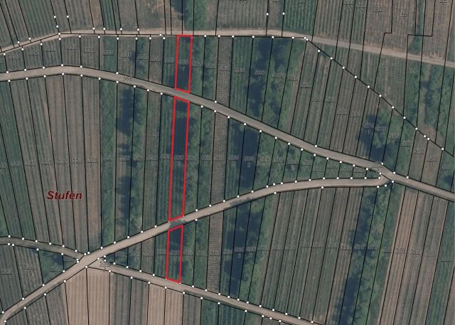 Lageskizze mit Luftbildunterlegung - Weinberg mit der Rebsorte ´Dornfelder´ im Bereich ´Kloster Stuben´ *direkt vom Weinbauern*