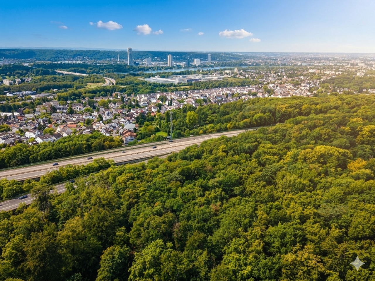 Vertragsfreie Waldfläche in Bonn-Ramersdorf **nahe des Dornheckensees**