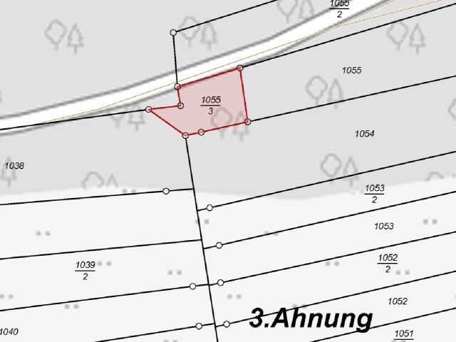 Lageskizze - Flurstück 1055/3 - Teile der ehemaligen Westwallbunkeranlage **etwa 16 km von Saarbrücken und der französischen Landesgrenze entfernt**