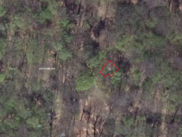 Lageskizze mit Luftbildunterlegung - Vertragsfreie, kleine Waldfläche nahe der Räuberhauptmannshöhle **zwischen Braunschweig und Magdeburg**