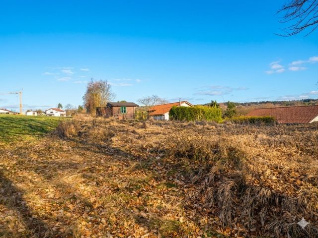 Verkaufsfläche und Umgebung - Vertragsfreies Grundstück am Waldrand und hinter Wohnhäusern **ca. 46 km von der Regensburger Innenstadt entfernt**