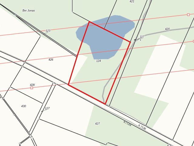 Lageskizze - Über 1,1 ha großes Grundstück in der Niederlausitz