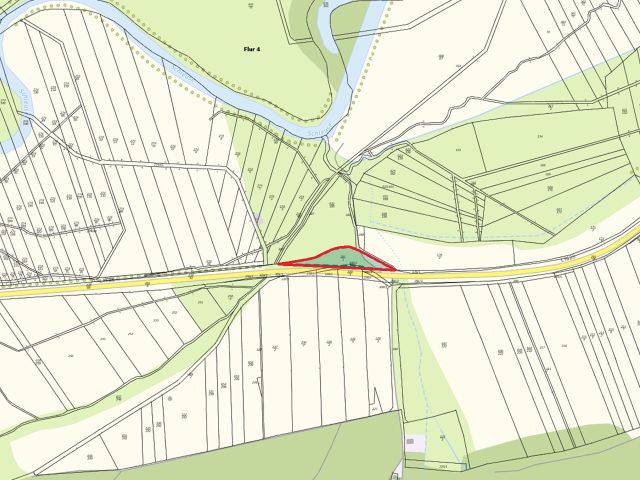Lageskizze - Vertragslos genutzte Acker-/ Grünlandfläche in Südthüringen
