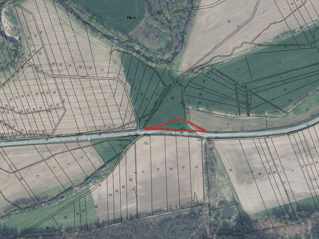 Lageskizze - Vertragslos genutzte Acker-/ Grünlandfläche in Südthüringen