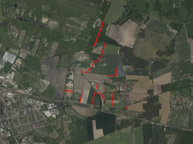 Übersicht Lage aller Flurstücke - Splitterflächen in Streulage mit insgesamt über 2,2 ha in der Altmark - teilweise bis 30.09.2029 verpachtet