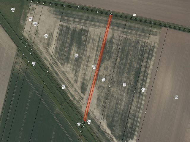 Lageskizze Flurstück 490/35 - Splitterflächen in Streulage mit insgesamt über 2,2 ha in der Altmark - teilweise bis 30.09.2029 verpachtet