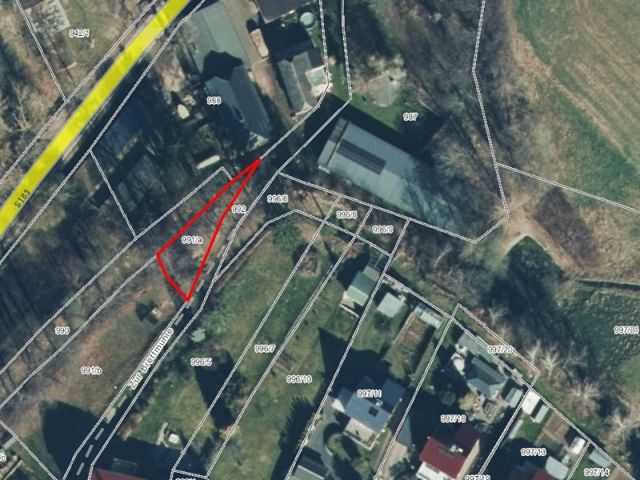 Lageskizze - Vertragsfreie teilweise bestockte Naherholungsfläche am Nordhang des Osterzgebirges ca. 20 km südlich von Dresden