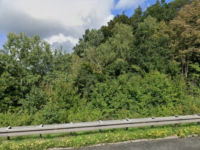 Blick von der A6 auf Flurstück 433 und die Umgebung - Zwei forstwirtschaftliche Grundstücke bei Neuendettelsau an der A6