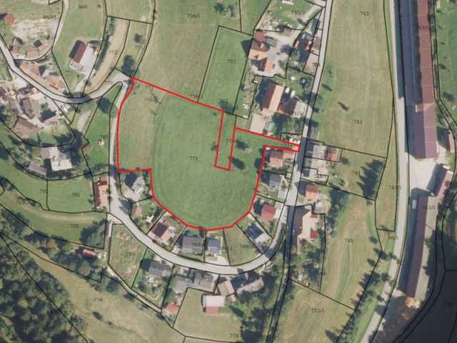 Lageskizze - Landwirtschafts-/ Grünlandfläche neben Wohnbebauung im Südschwarzwald und ca. 30 km nördlich von Basel