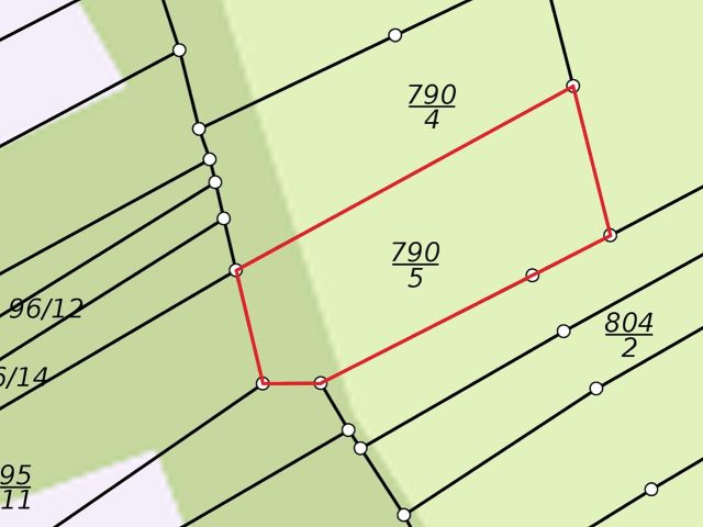 Lageskizze - 1/2 Miteigentumsanteil an einer Grünfläche in Hanglage **hinter einem Wohnhaus**