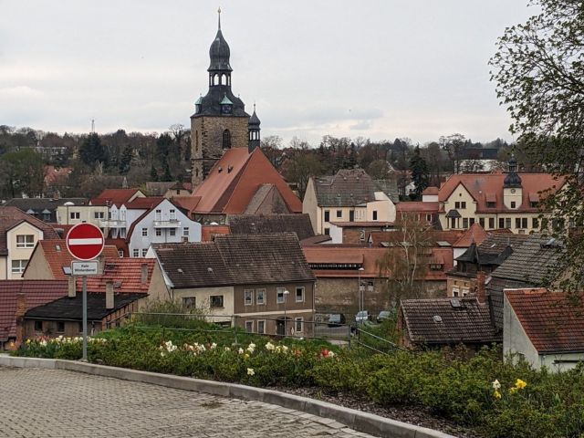Umgebung (Aufnahme 2023) - Kleines, ehemals bebautes Grundstück **im Stadtgebiet von Hettstedt**