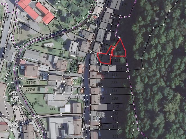 Lageskizze - Gartengrundstück mit kleinem Holzgartenhäuschen im Erholungsort Kleinschmalkalden im Thüringer Wald ** lt. FNP Mischgebiet