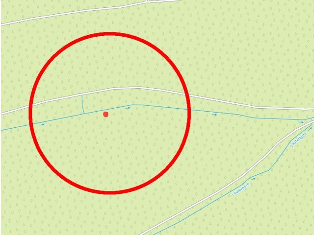 Lageskizze - Flur 20, FS 7 - Splitterflächen (Wege-, Grün, und Waldflächen) in Streulage **teilweise nahe der Bayerischen Landesgrenze** 