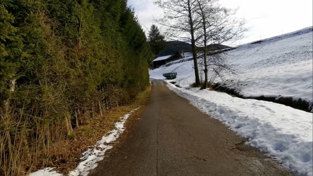 Blick auf die Umgebung - Verkaufsfläche links - Großes Grundstück neben Wohnbebauung ** idyllische Lage am Rande des Südschwarzwaldes und ca. 30 km von Basel entfernt