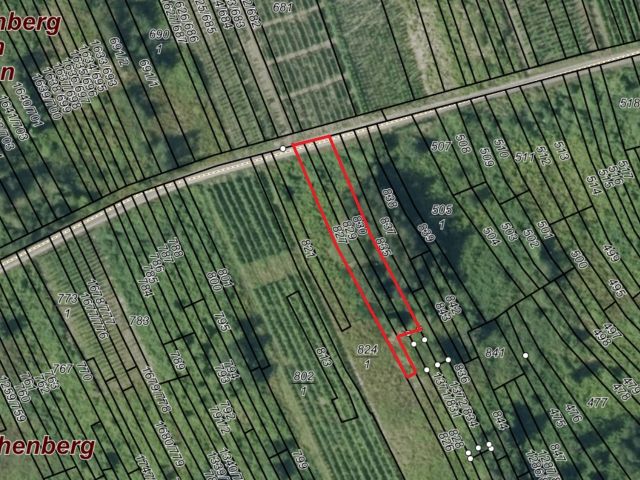 Lageskizze mit Luftbildunterlegung - Brachliegende Weinanbaufläche im Weinort Wolf in einer Moselschleife nahe dem ´Aussichtspunkt Mühlental´