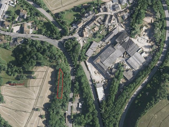 Umgebungsskizze - Vertragsfreie Gehölzfläche in Hanglage in Winnweiler im Nordpfälzer Bergland