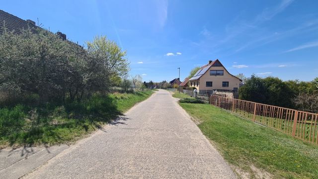 Straßenansicht und Blick auf Umgebung im Bereich der Verkaufsflurstücke 298 und 300 - Zwei vertragsfreie Flächen neben und hinter Wohngrundstücken mit einer Grundstücksgröße von über 1,2 ha