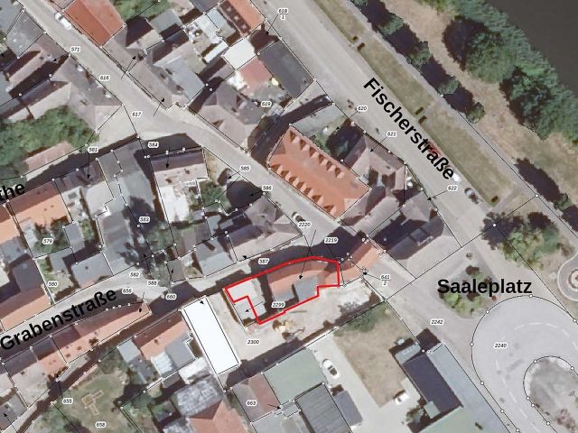 Lageskizze - Vermietetes Wohn- und Geschäftshaus in zentraler Innenstadtlage * mit einer Jahresnettomiete von 13.110 € und einer PV-Anlage *