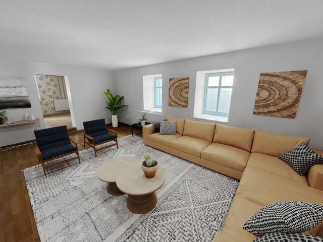 Innenansicht OG mit beispielhafter Einrichtung - Vermietetes Wohn- und Geschäftshaus in zentraler Innenstadtlage * mit einer Jahresnettomiete von 13.110 € und einer PV-Anlage *
