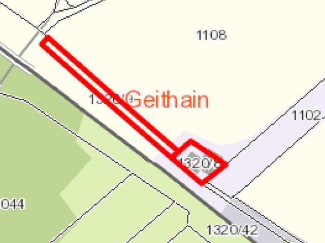 Grundstück mit einem ruinösen, ehemaligen Bahnwärterhaus **zwischen Leipzig und Chemnitz**