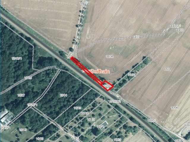 Grundstück mit einem ruinösen, ehemaligen Bahnwärterhaus **zwischen Leipzig und Chemnitz**