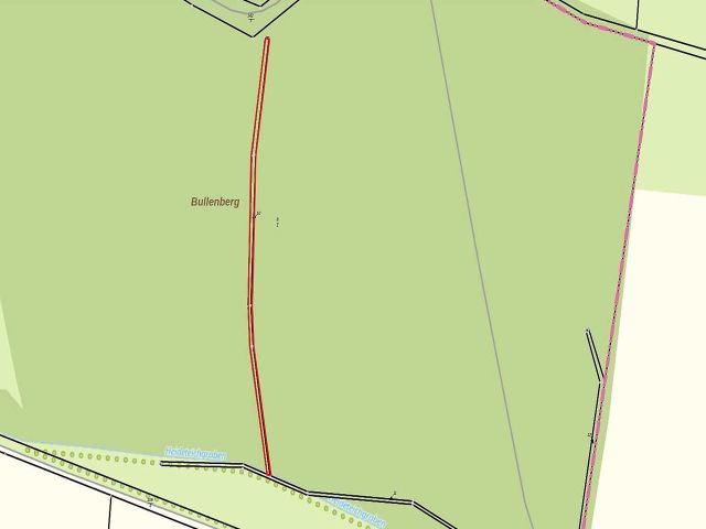 Lageskizze - Wald westlich des See Seehausen im Landkreis Börde
