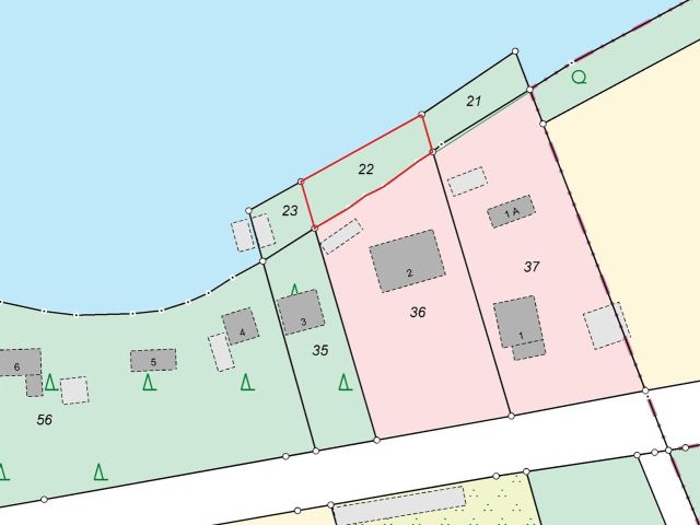 Lageskizze - Vertragsfreies Ufergrundstück am Siethener See **etwa 20 km von Berlin entfernt**