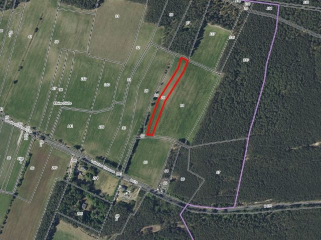 Lageskizze mit Umgebung und Luftbildunterlegung - Landwirtschaftsfläche **überwiegend verpachtet** in Märkisch Buchholz - dem Tor zum Spreewald