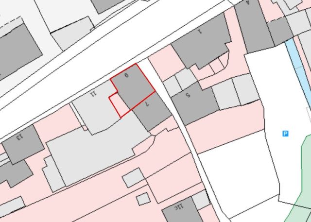Lageskizze - Leerstehendes Wohnhaus in Zentrumslage von Arzberg