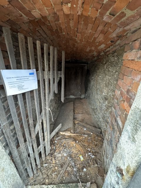 Blick in die Teilunterkellerung - Leerstehendes Wohnhaus in Zentrumslage von Arzberg