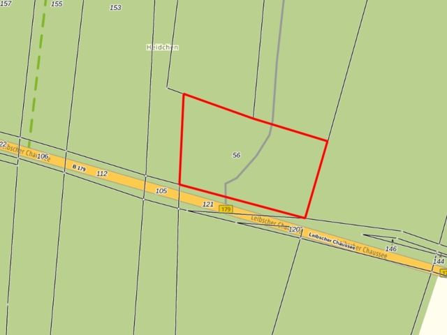Lageskizze - Vertragsfreie Waldfläche mit einer Grundstücksgröße von 6.000 m² in Märkisch Buchholz