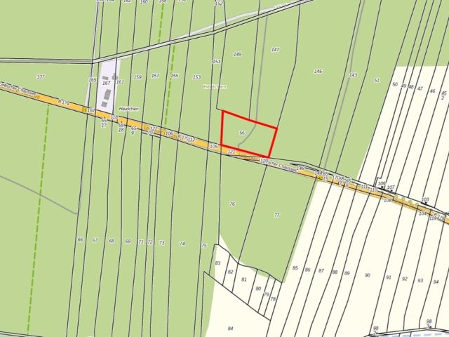 Lageskizze mit Umgebung - Vertragsfreie Waldfläche mit einer Grundstücksgröße von 6.000 m² in Märkisch Buchholz