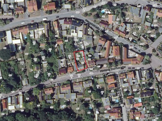Lage des Verkaufsgegenstandes - Leerstehendes Wohnhaus mit Nebengebäude, Garage und Garten in der Goitzsche‑Seenlandschaft +Natur pur vor der Haustür+