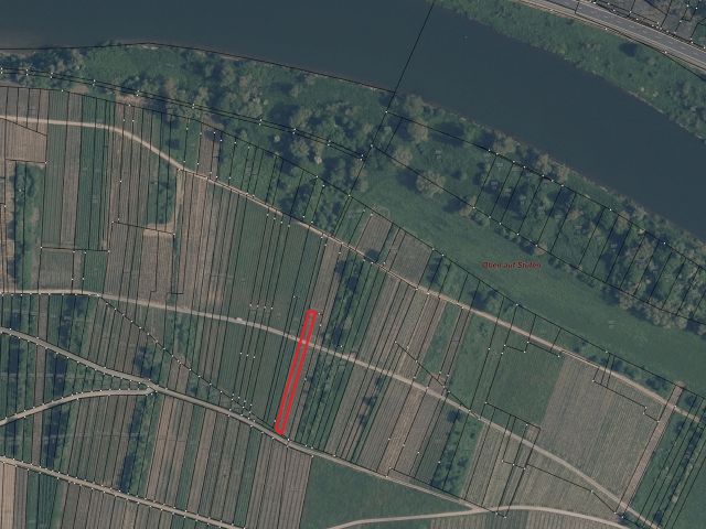 Lageskizze mit Umgebung und Luftbildunterlegung - Weinberg mit den Rebsorten ´Spätburgunder´ und ´Dornfelder´ im Bereich ´Kloster Stuben´ *direkt vom Weinbauern*