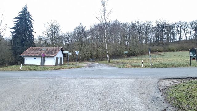 Blick in die Umgebung - Verpachtetes Erholungsgrundstück in Thüringen ca. 25 km nördlich von Weimar